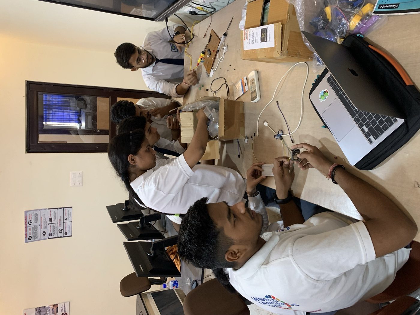Hands-on robotics work
